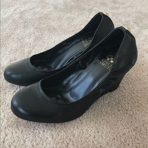 Vince Camuto Round-Toe Wedge Heel, Size 7